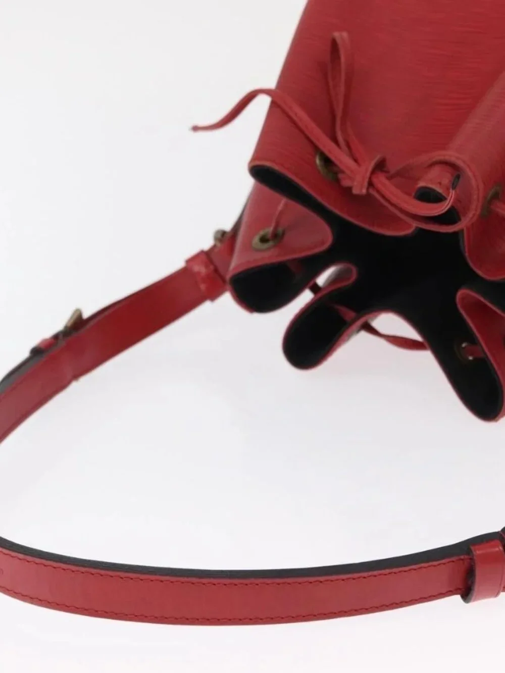 LOUIS VUITTON Epi Noe Shoulder Bag Red M44007 LV Auth 162058 - Picture 8 of 16